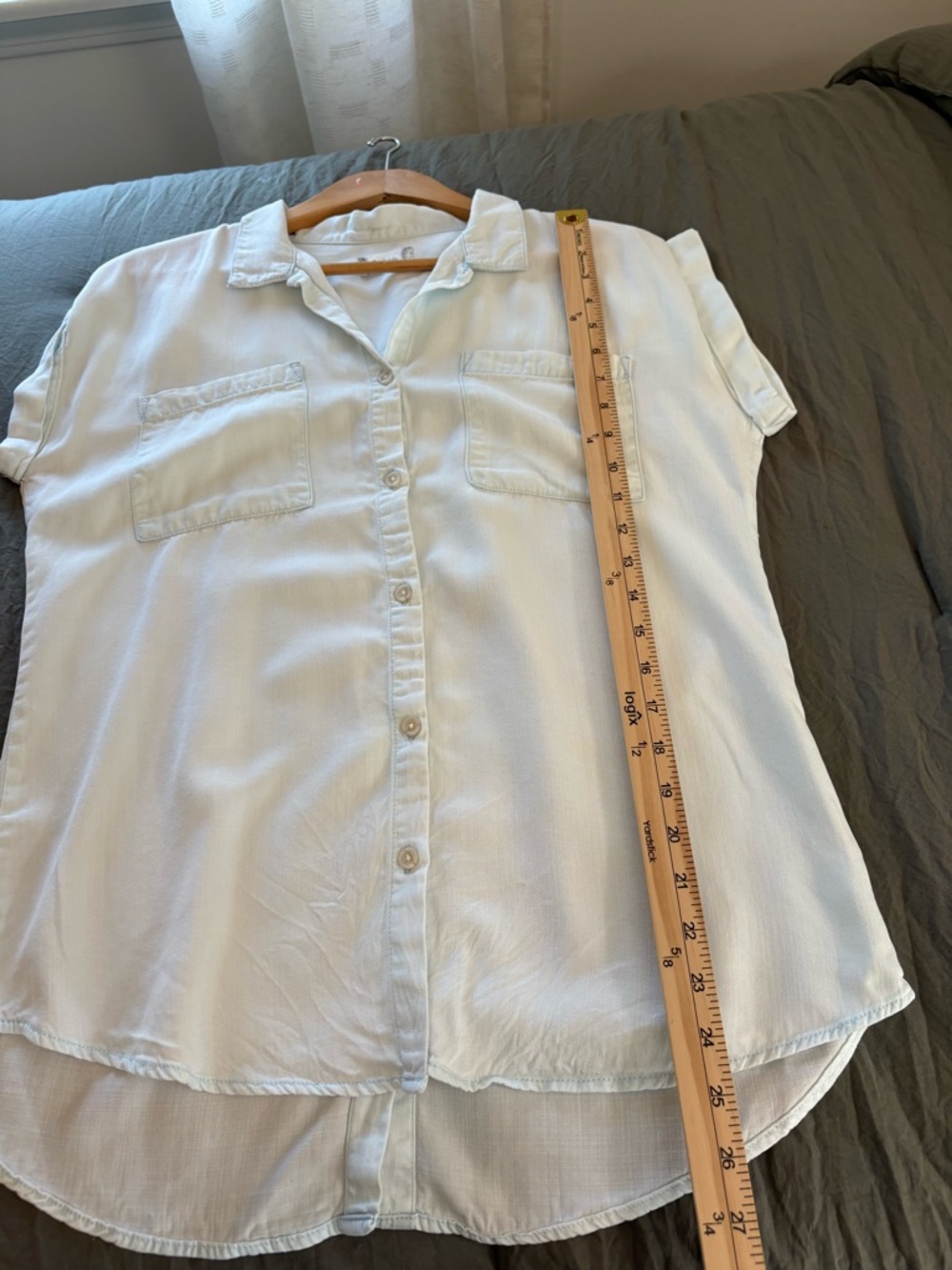 Altar’d State Tencel Button Down Shirt. Size XS. - Picture 9 of 10
